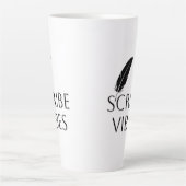 Scribe Vibes 著者 ライター 詩人 カフェラテマグ (正面)