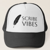 Scribe Vibes Author Writer Poet  キャップ (正面)