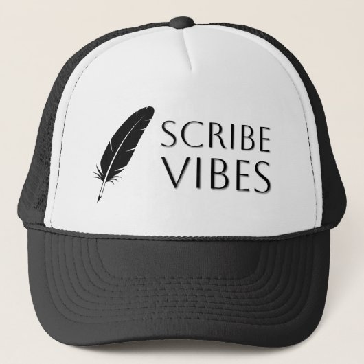 Scribe Vibes Author Writer Poet  キャップ (正面)