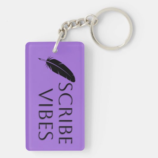 Scribe Vibes Author Writer Poet  キーホルダー (裏面)