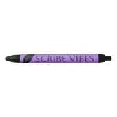 Scribe Vibes Author Writer Poet  黒ボールペン (正面)
