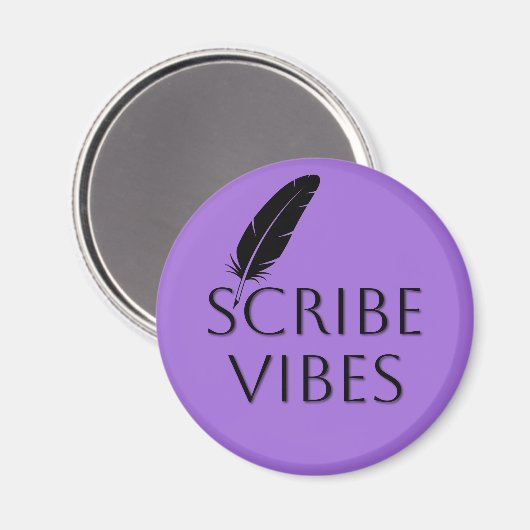 Scribe Vibes Author Writer Poet Composer マグネット (正面/裏面)