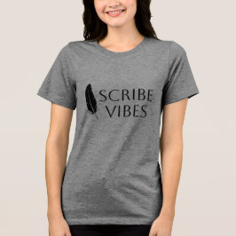 Scribe Vibes Feather Quill Author Writer Poet トライブレンドＴシャツ