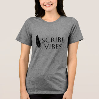 Scribe Vibes Feather Quill Author Writer Poet トライブレンドＴシャツ