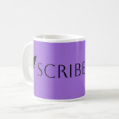 Scribe Vibes Writer and Author コーヒーマグカップ (正面左)