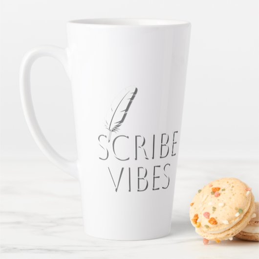 Scribe Vibes Writers Authors Poets カフェラテマグ (インサイチュ)