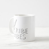Scribe Vibes Writers Authors Poets コーヒーマグカップ (正面左)