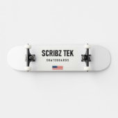 SCRIBZ TEK OFFICIAL SKATEBOARD / IPIXTURES スケートボード (横)