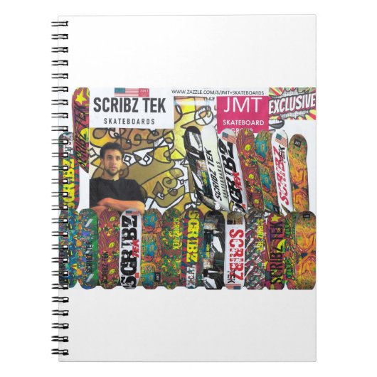 SCRIBZ TEK SKATEBOARDS / JMT USA ノートブック (正面)