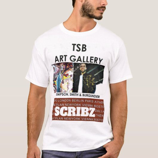 SCRIBZ TSBアートTシャツ Tシャツ (正面)