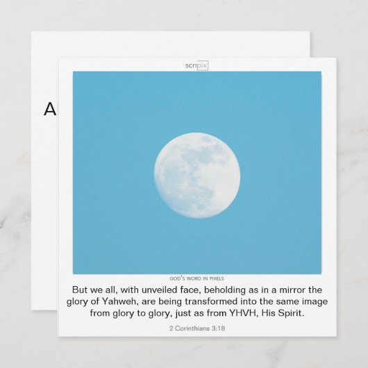 SCRIPIX TEMPLATE 招待状 (正面/裏面)