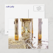 Scripps Pierの下 ポストカード (正面/裏面)