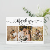 Scriptエレガントの結婚写真集 サンキューカード (スタンド正面)