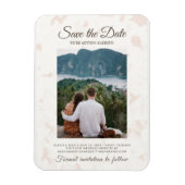 Script'エレガントs We're Getting Married Photo マグネット (縦)