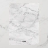 SCRIPTサプライズモダンバースデーパーティー黒金ゴールド 箔招待状 (裏面)