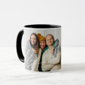 Scriptハートポップ・アートのが一瞬の写真に感謝 マグカップ (正面左)