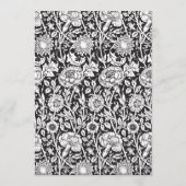 Scriptモダンのメニュ結婚ー・カード メニュー (裏面)