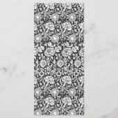 Scriptモダンのメニュ結婚ー・カード メニュー (裏面)