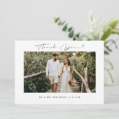Scriptモダンの結婚2-Photoサンキューカード サンキューカード (スタンド正面)