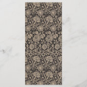 Script素朴のメ結婚ニュー・カード メニュー (裏面)