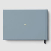 Script結婚の航海のPhoto結婚 Blue ゲストブック (裏面)