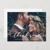 Script かわいらし結婚の写真 ポストカード (正面/裏面)