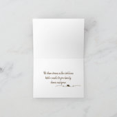 Script エレガント結婚のPhoto Collage折り畳みカード シーズンカード (内部)