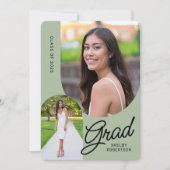 Script エレガント Arch Photos卒業パーティー 招待状 (正面)