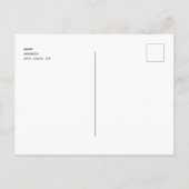 Script エレガント Coule Photoの結婚日救付 案内ポストカード (裏面)