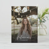 Script エレガント Future Mrsブライダルシャワー写真 招待状 (スタンド正面)