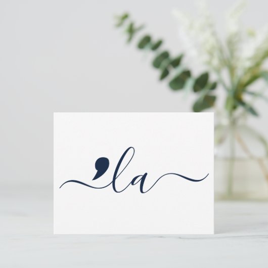 Script エレガント Kamala Harris for President ポストカード (スタンド正面)