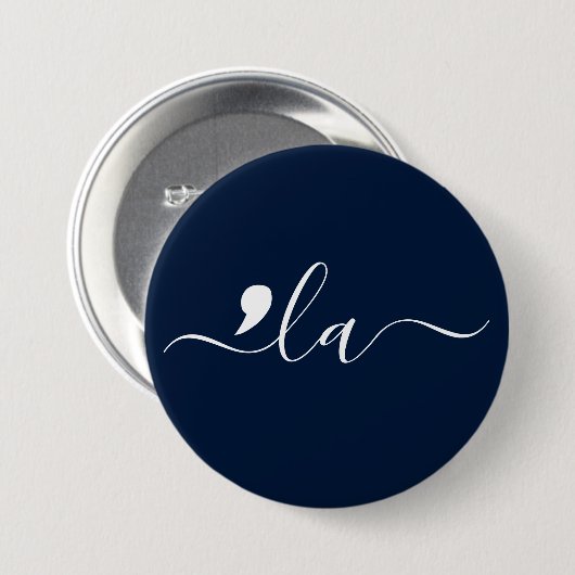 Script エレガント Kamala Harris for President 缶バッジ (正面&裏面)