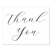Script エレガント Large Thank ラバースタンプ (インプリント)