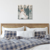 Script エレガント Love Mr.Mrs.カスタムウェディングフォト キャンバスプリント (インサイチュ (寝室))