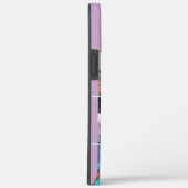 Script エレガント Monogram 6フォト薄紫とミント Case-Mate iPhoneケース (裏面 / 右)