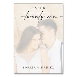 Script エレガント Photoの結婚テーブル番号21 テーブルナンバー