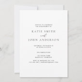 Script エレガント Photoの結婚婚約パーティ 招待状 (裏面)