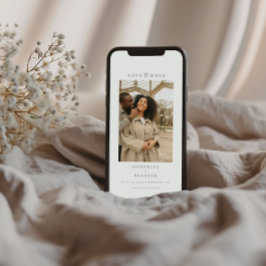 Script エレガント Photoミニマルの結婚値 セーブザデート