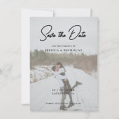 Script エレガント Photoモダンの結婚値 セーブザデート (正面)