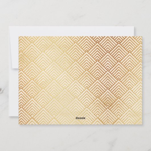 Script エレガント Photo Collageのモダンフェスティバル金ゴールド シーズンカード (裏面)