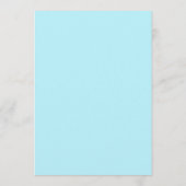 Script エレガント Romanticの結婚ターコイズフローラ メニュー (裏面)