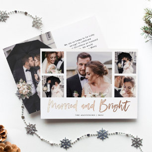 Script カジュアル Photo数々の GridとBright結婚した 箔シーズンカード
