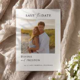 Script コンテンポラリー Photoモダン日付の保存 セーブザデート