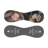 Script パーソナライズされた Happy 1st Father's Day写真 野球ボール (パネル)