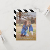 Script ファンシー Happy Mother's Dayフォトカード カード (正面/裏面インサイチュ)