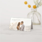 Script ミニマル Photoの結婚座席表 プレイスカード (裏面)