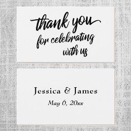 Script ミニマル Thank You's 祝 with Us