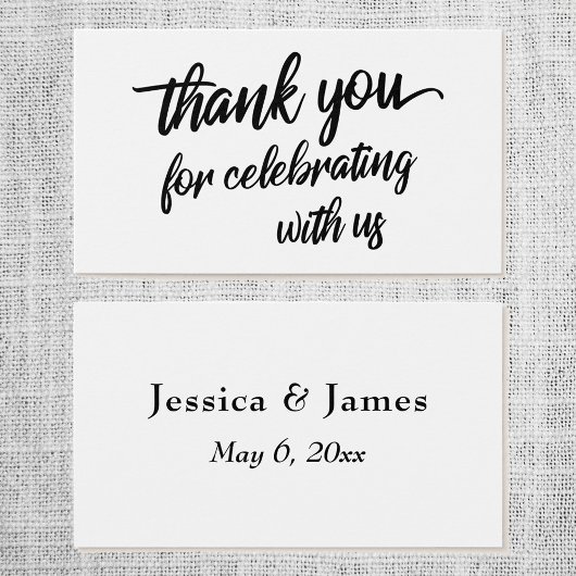 Script ミニマル Thank You's 祝 with Us