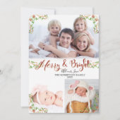 Script メリー Bright Berry Folidsバラ金ゴールド写真 (正面)