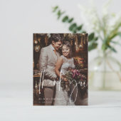 Script モダン結婚の写真 ポストカード (スタンド正面)